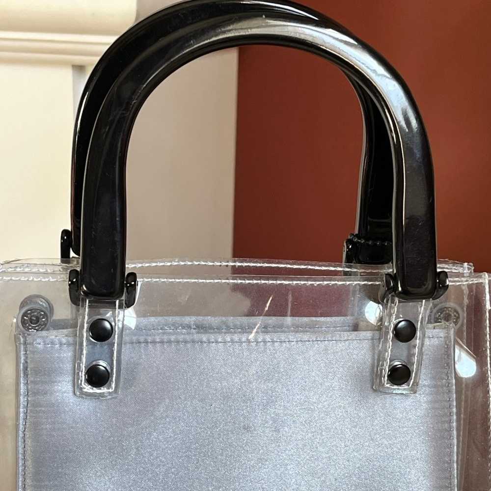 Vintage Suzy Smith clear Transparent handbag - image 5