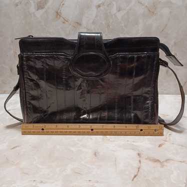 Vintage Eel Skin Leather Bag