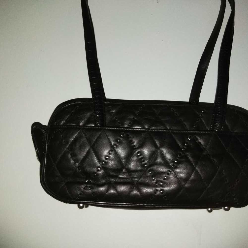 Vintage Brighton black leather handbag - image 2