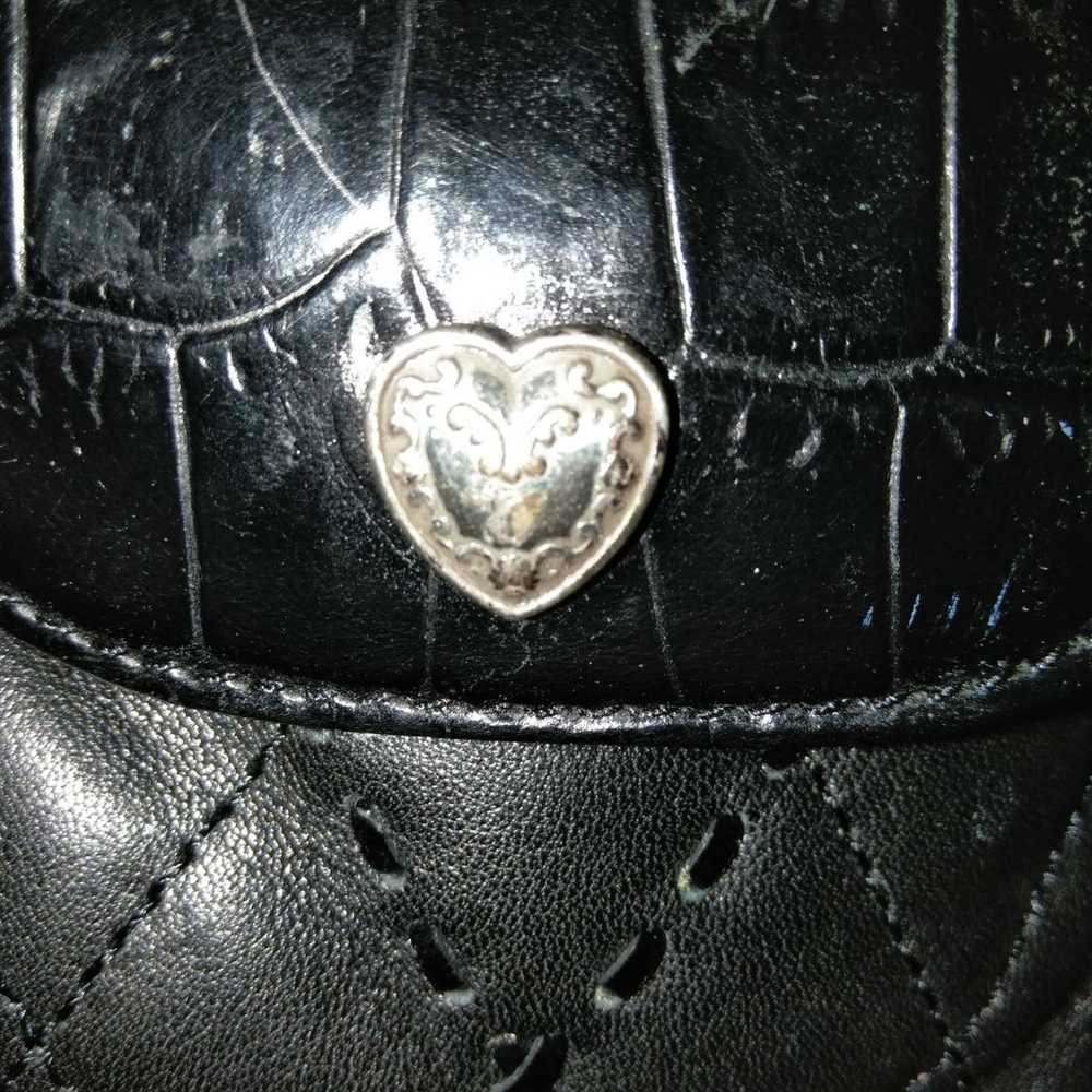 Vintage Brighton black leather handbag - image 5