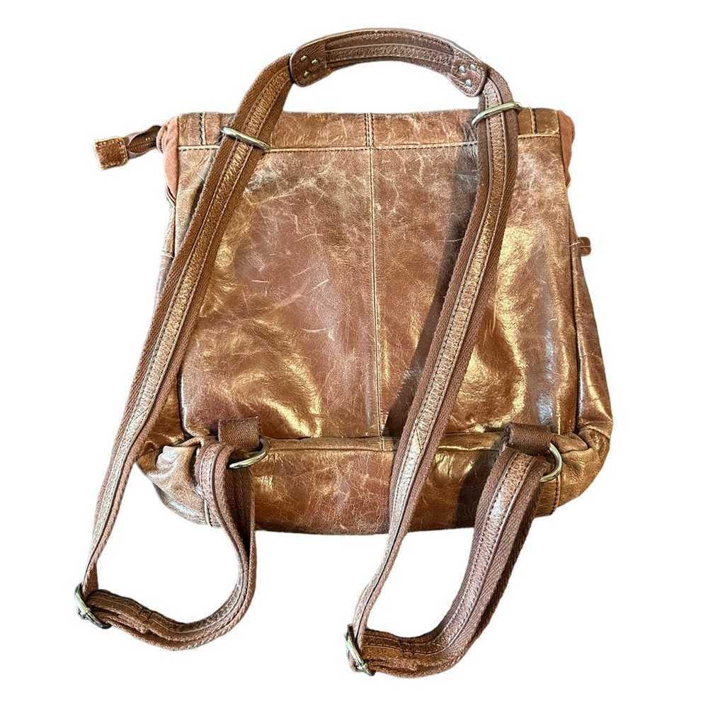 The Sak Vintage Distressed Leather Convertible Ba… - image 3