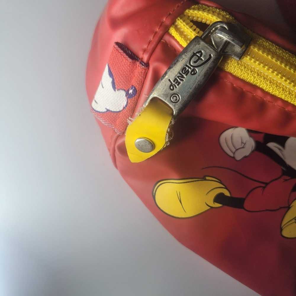 Vintage Disney Fanny Pack Mickey Mouse Red - image 2