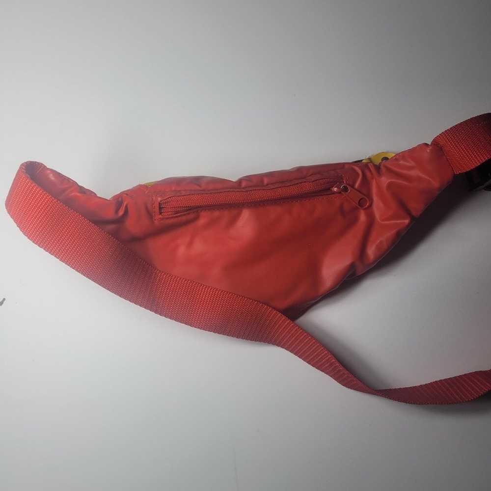 Vintage Disney Fanny Pack Mickey Mouse Red - image 4