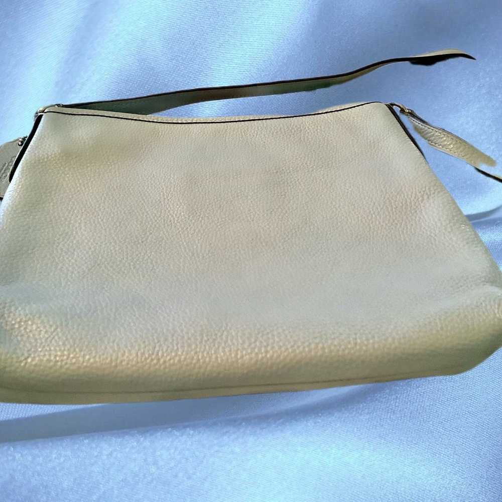 vintage Coach bag light blue leather small Should… - image 3