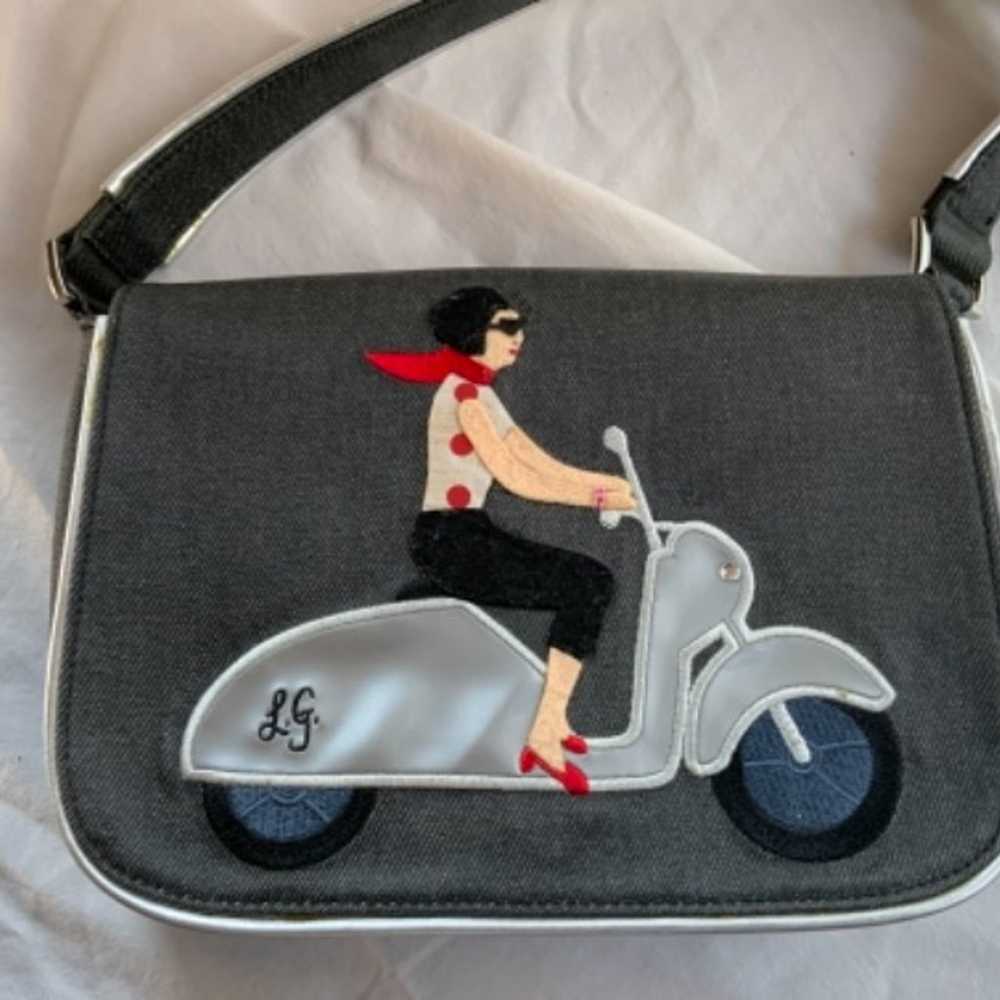 Vtg Lulu Guinness shoulder bag - image 1