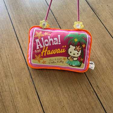 Hello Kitty Tropical sign plush Hawaii Aloha