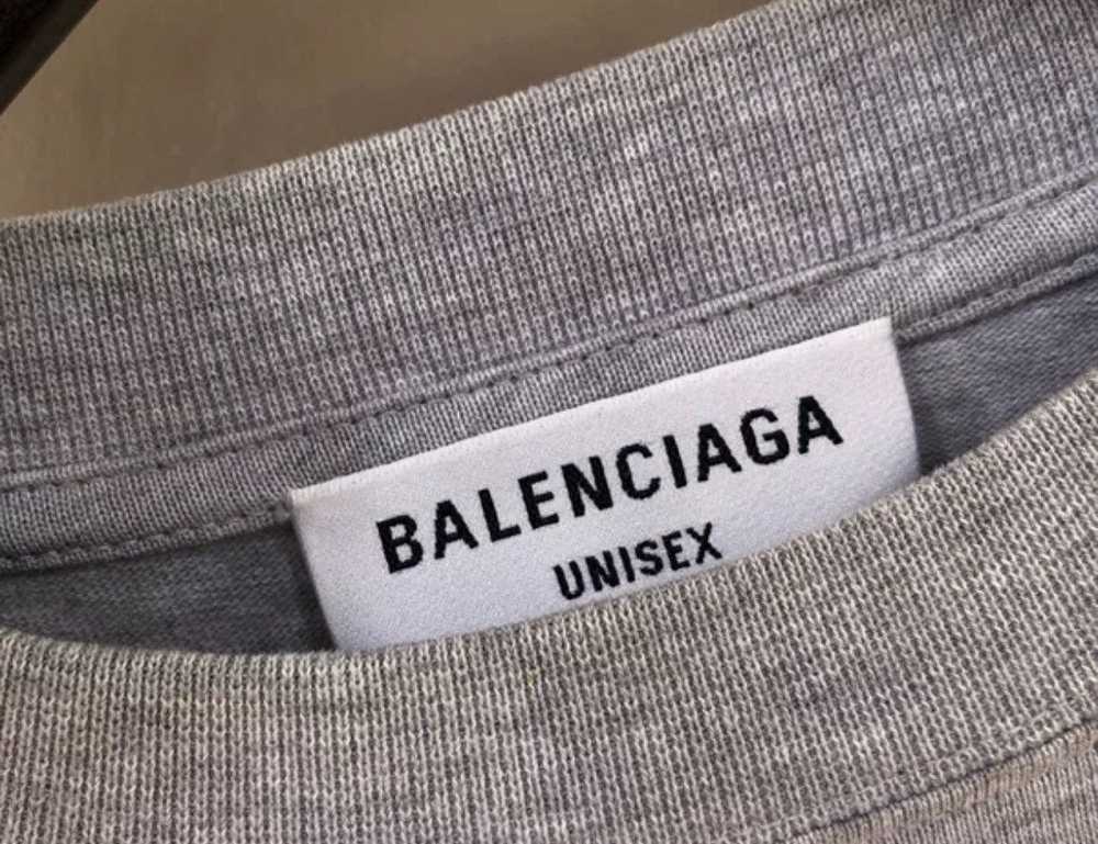 Balenciaga Balenciaga FW21 Sporty printed long sl… - image 3