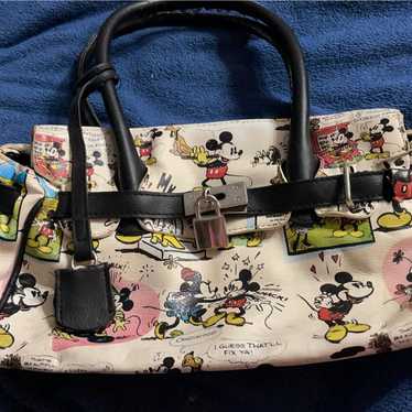 Disney Mickey Mouse vintage purse white character… - image 1