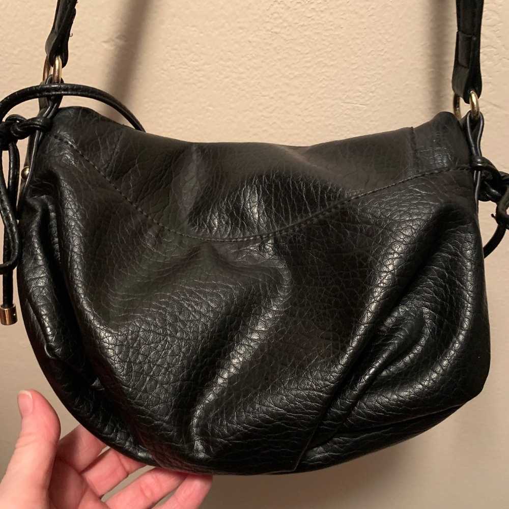 Vintage Juicy Couture Y2K Black Leather Purse - image 7