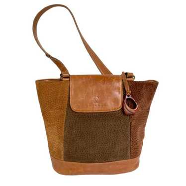 Chiarini Vintage Suede and Leather Shoulder Bag - image 1