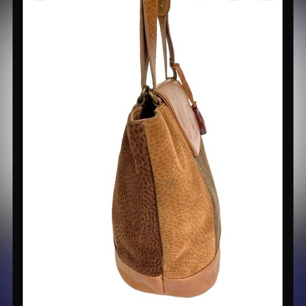 Chiarini Vintage Suede and Leather Shoulder Bag - image 6