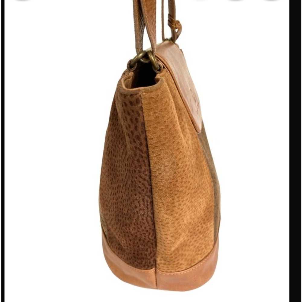 Chiarini Vintage Suede and Leather Shoulder Bag - image 7