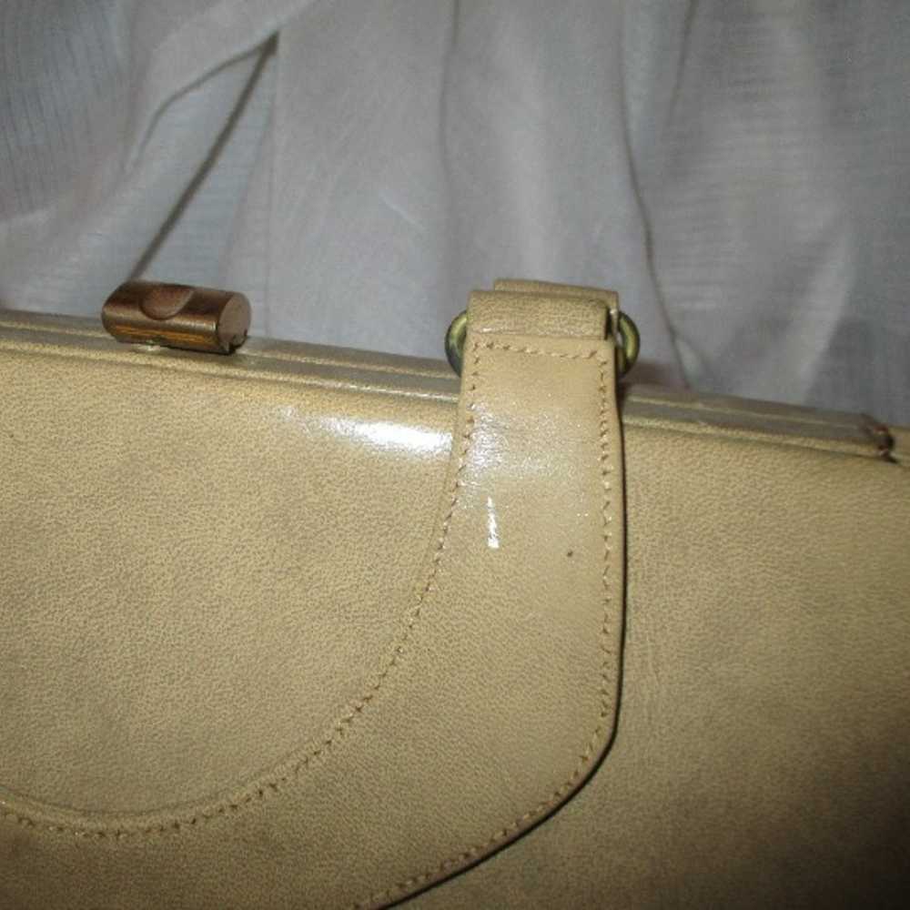 Vintage Saks Fifth Avenue expandable leather satc… - image 10