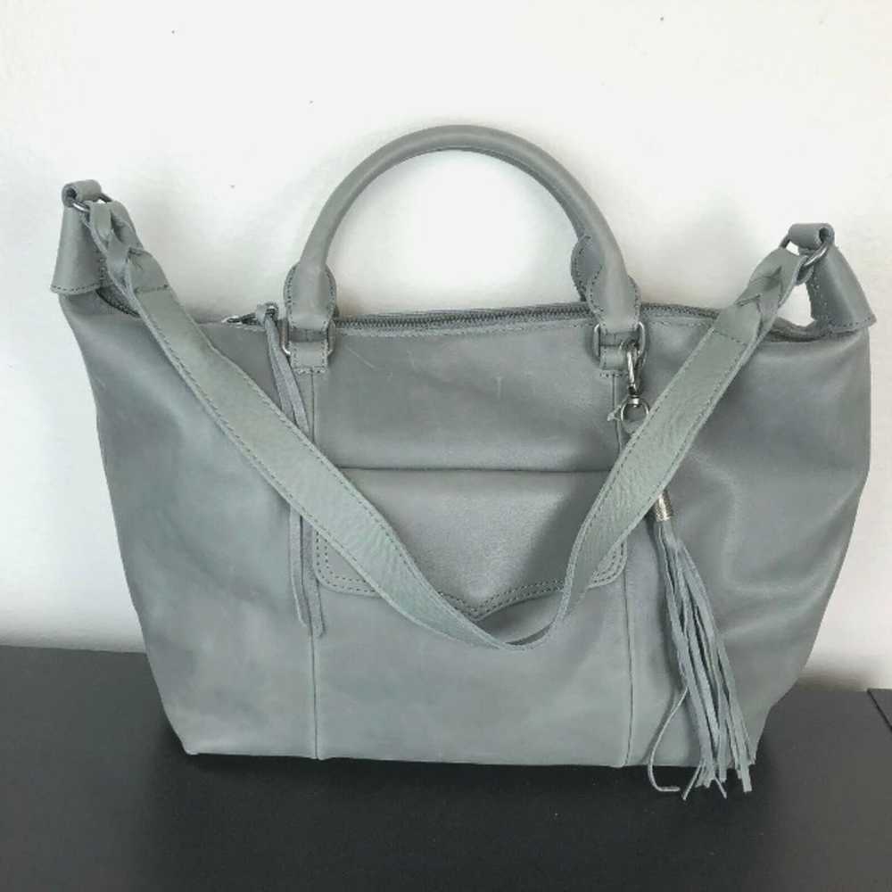 The Sak Sierra Leather Satchel Shoulder Hobo Bag … - image 1