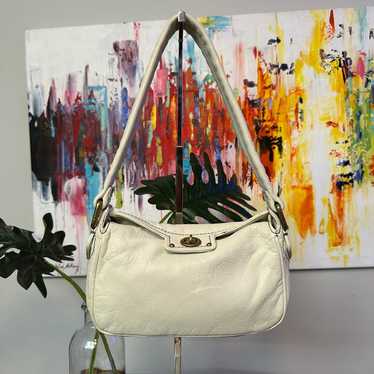 Marc Jacobs White Leather Satchel Bag - image 1