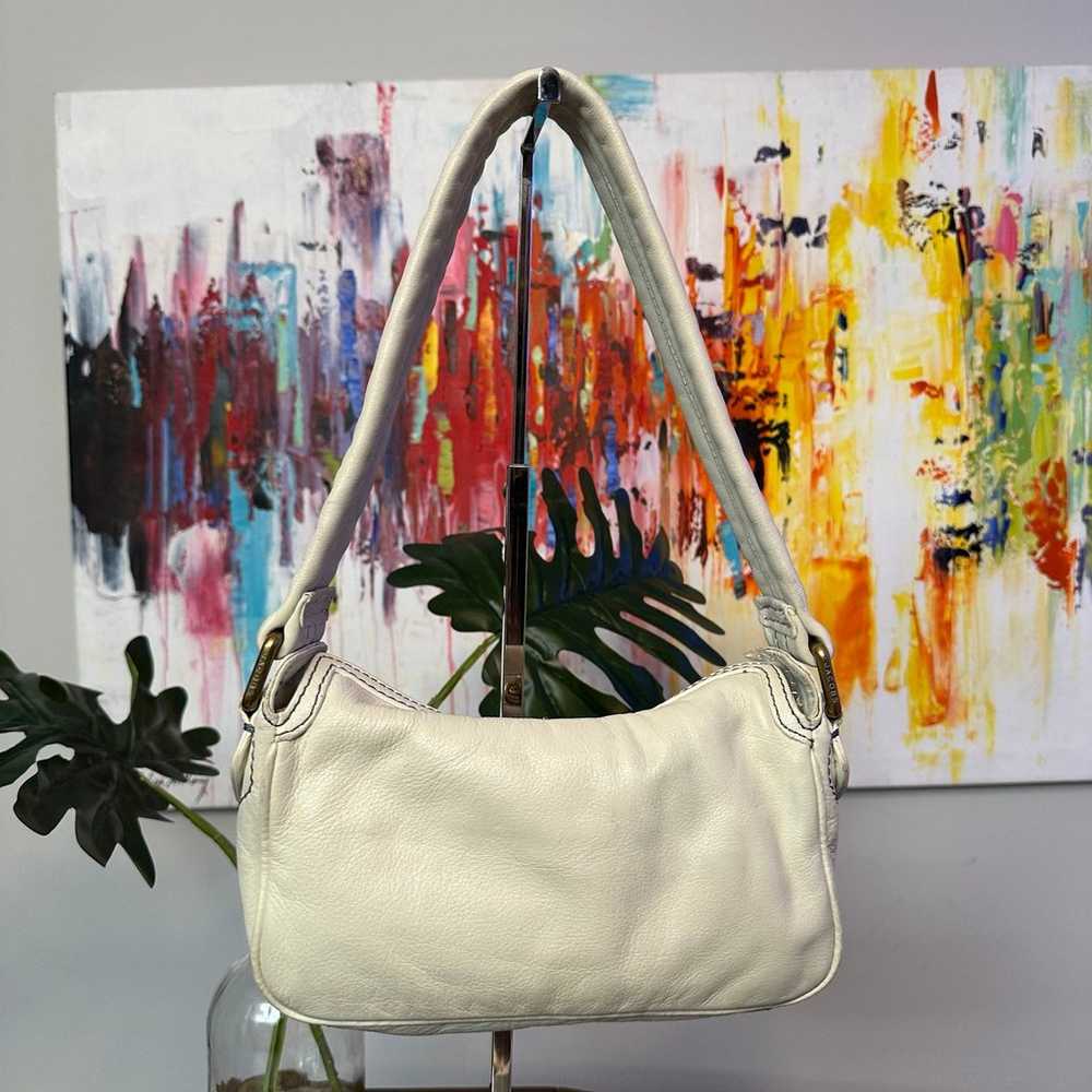 Marc Jacobs White Leather Satchel Bag - image 4