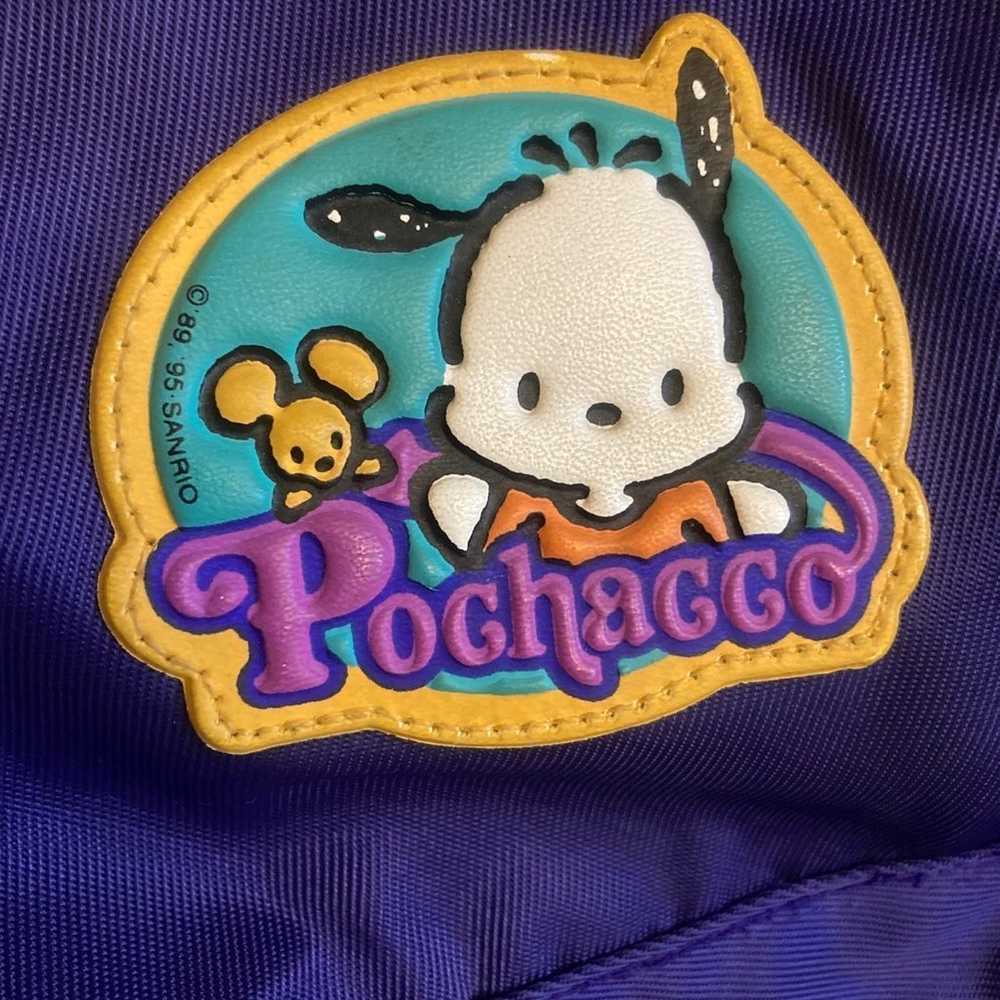 VTG POCHACCO MINI BACKPACK BAG PURPLE SANRIO 89/9… - image 3