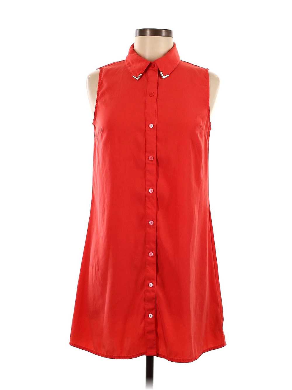 Forever 21 Women Red Casual Dress S - image 1