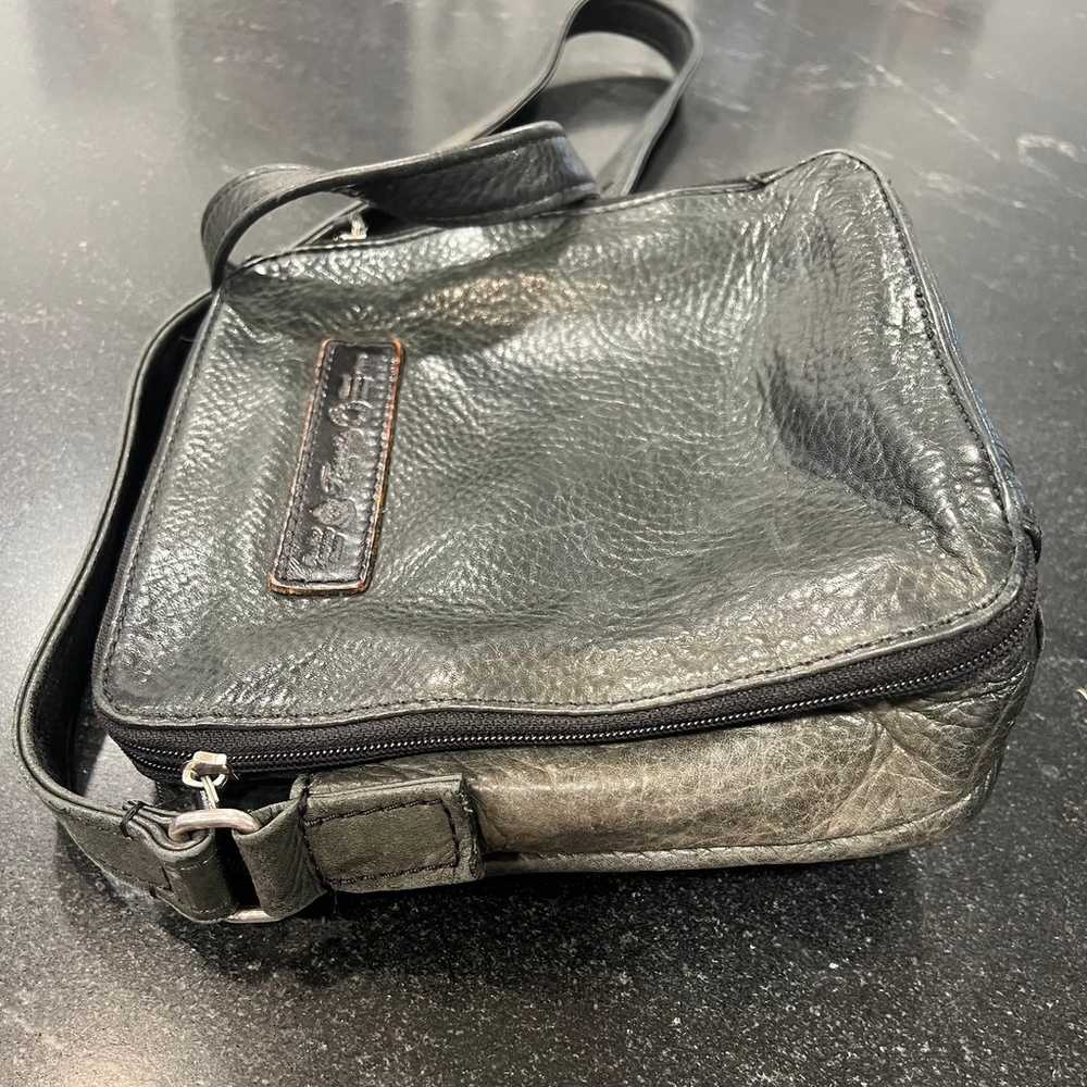 Vintage Fossil Bag Gray Genuine Leather - image 6