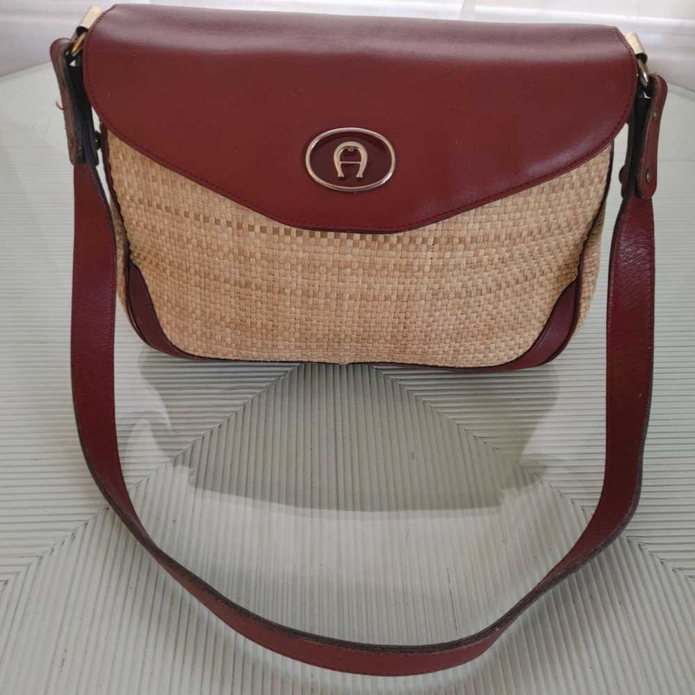 1970's Vintage Eitenne Aigner Burgandy Oxford Lea… - image 3