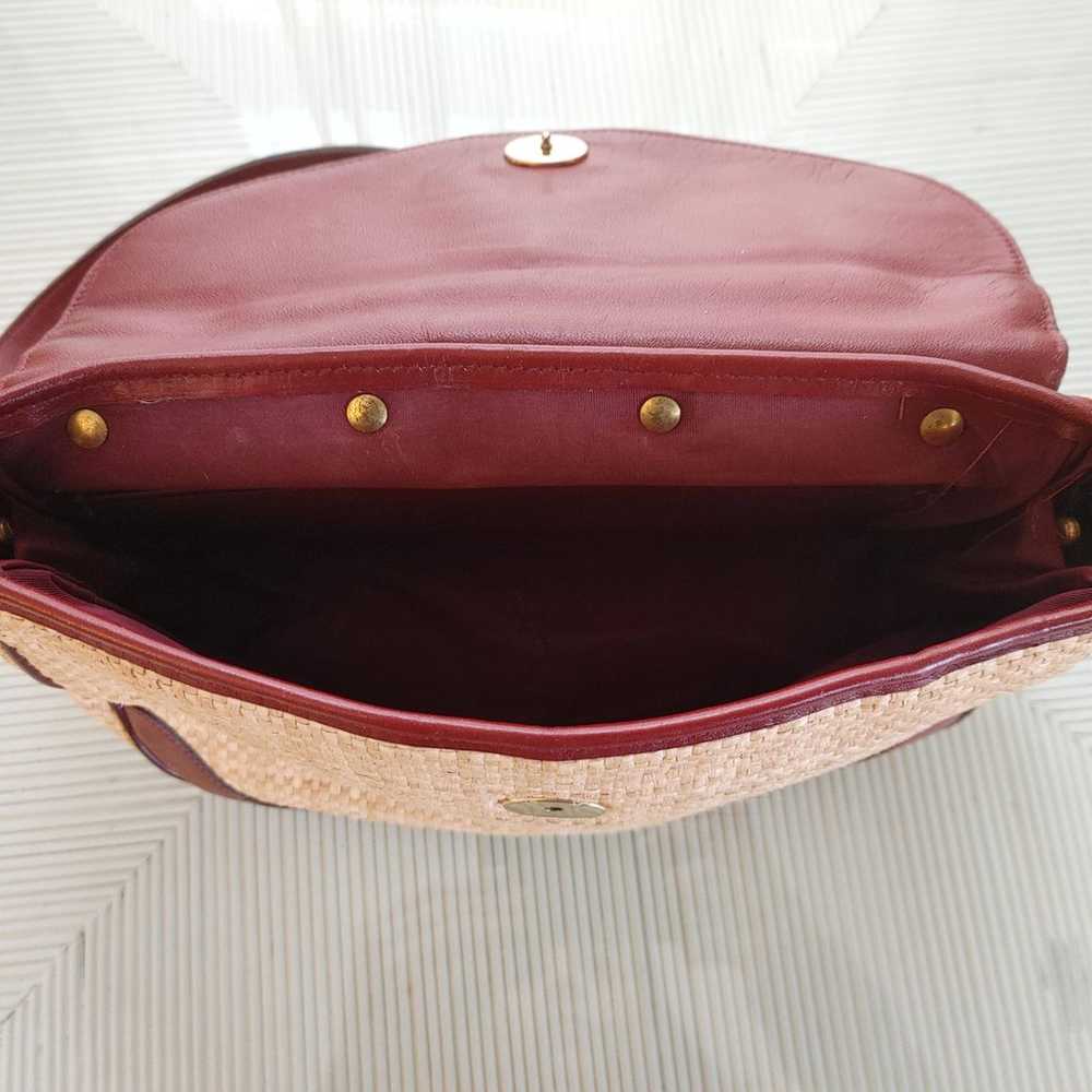 1970's Vintage Eitenne Aigner Burgandy Oxford Lea… - image 5