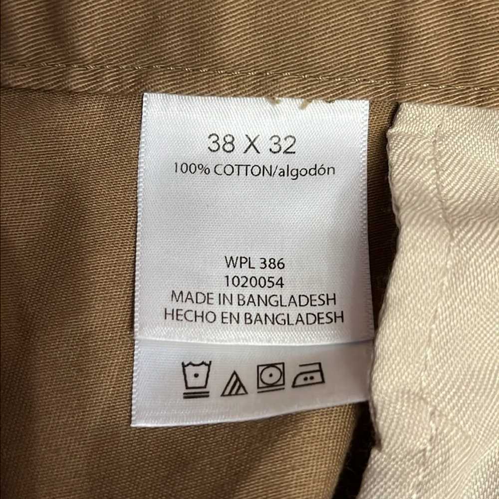 Haggar H26 Chinos Khakis Men’s Size 38x32 Flat Fr… - image 5