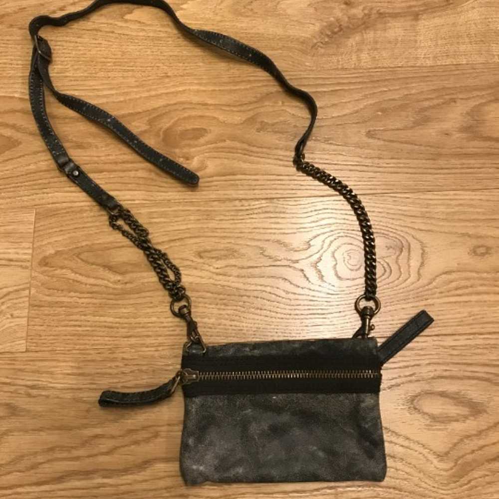 JCrew Vintage Leather Chain Cross Body - image 1