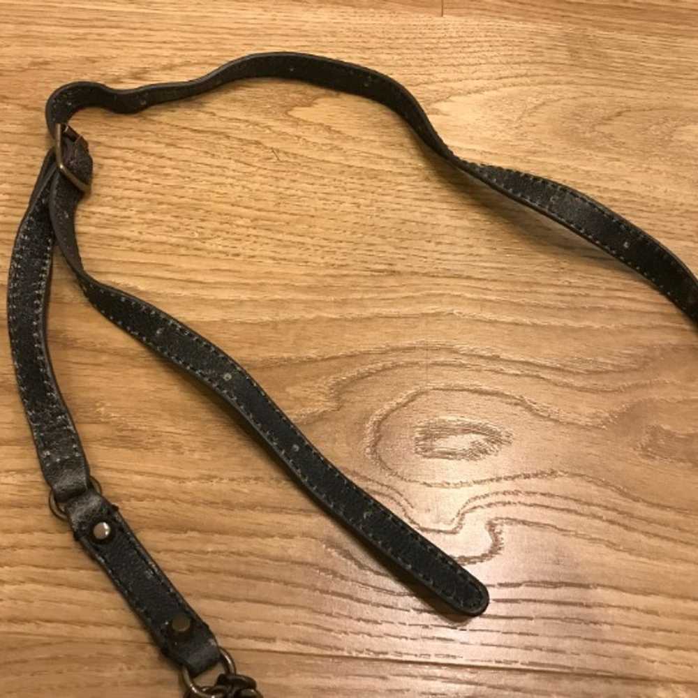 JCrew Vintage Leather Chain Cross Body - image 4