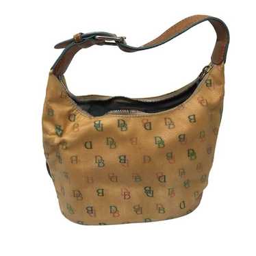 Vintage Dooney & Bourke Signature Logo Bucket Bag… - image 1