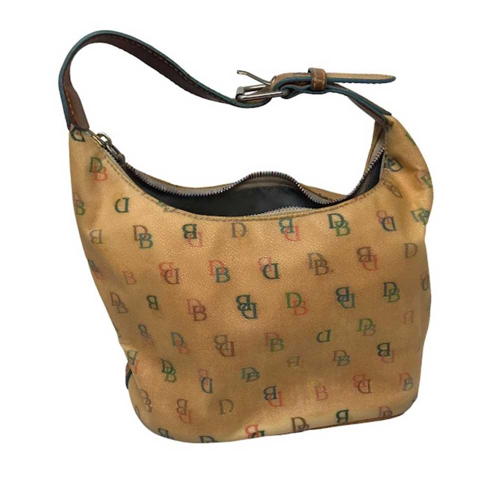 Vintage Dooney & Bourke Signature Logo Bucket Bag… - image 2