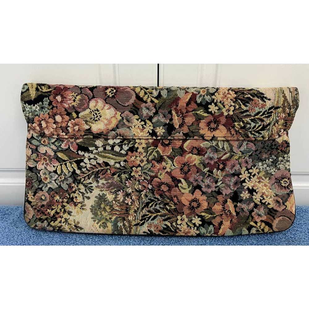 Vintage Oversized Tapestry Envelope Style Clutch … - image 2