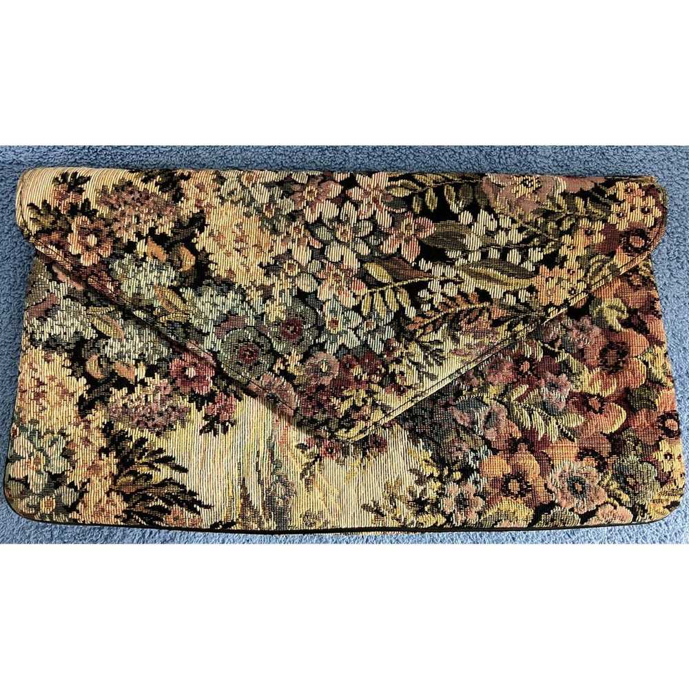 Vintage Oversized Tapestry Envelope Style Clutch … - image 7