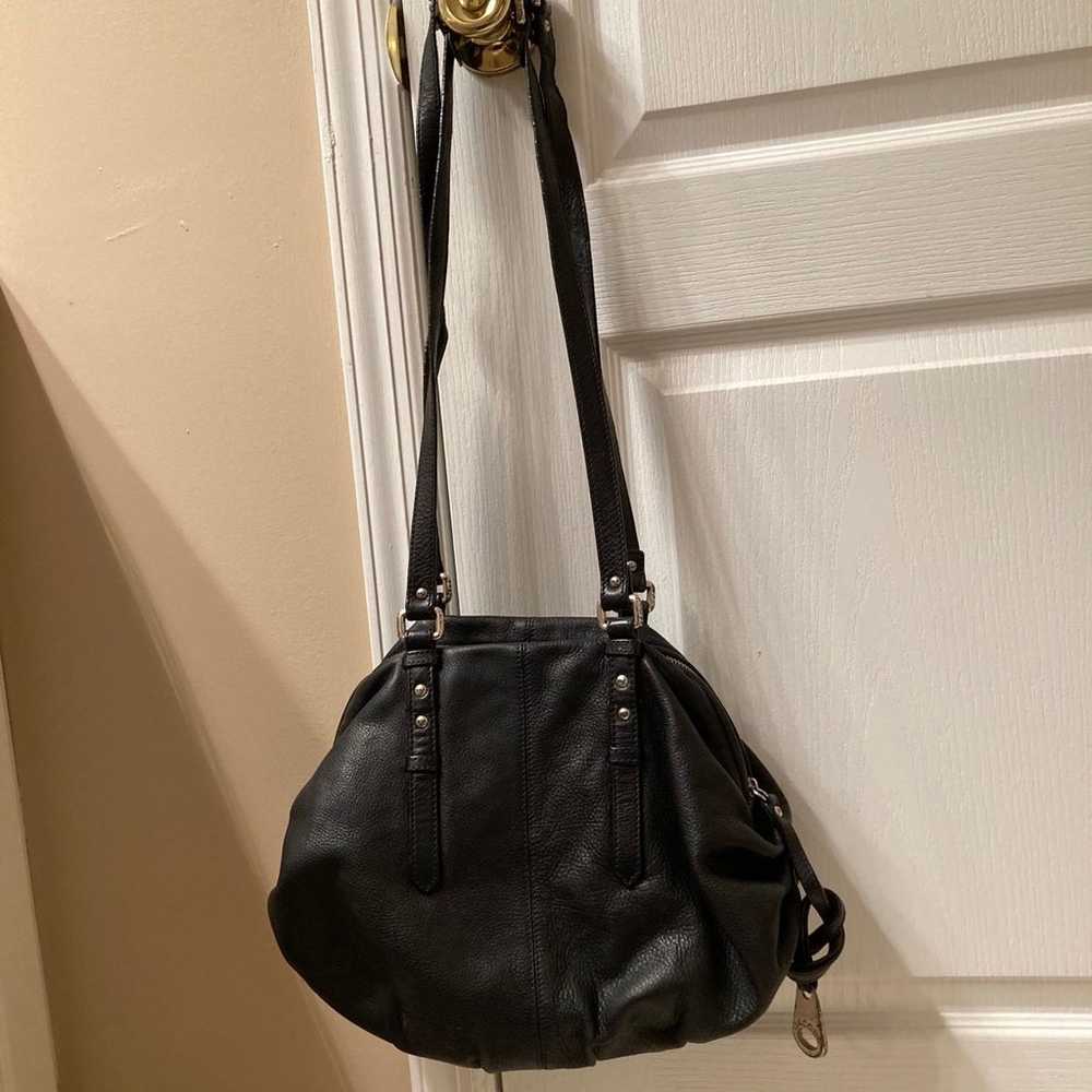 Leather purse y2k Marc jacobs black vintage satch… - image 1