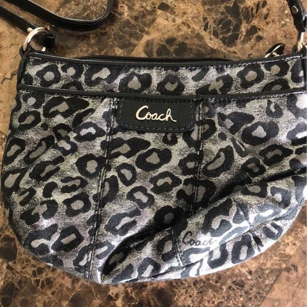 Vintage coach crossbody bag - image 2