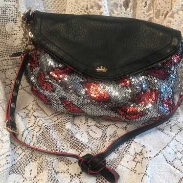 Y2K Juicy Couture Sequin Hot Lips Purse