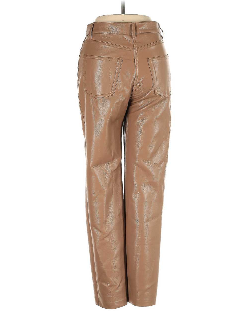 Wilfred Women Brown Faux Leather Pants 0 - image 2