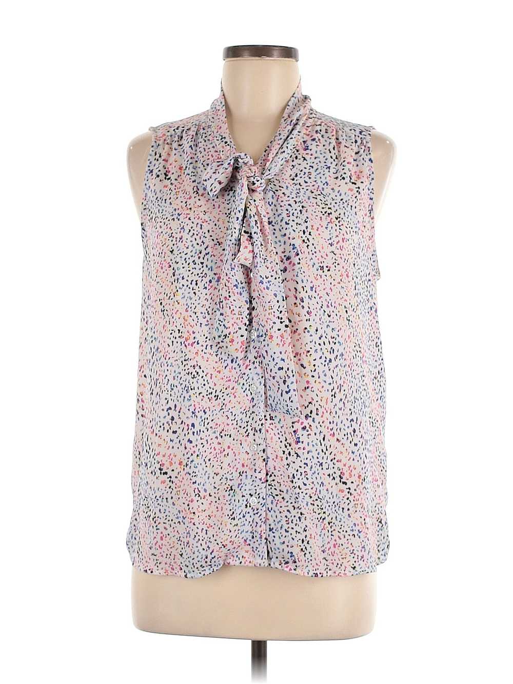 Jones New York Women Pink Sleeveless Blouse M - image 1