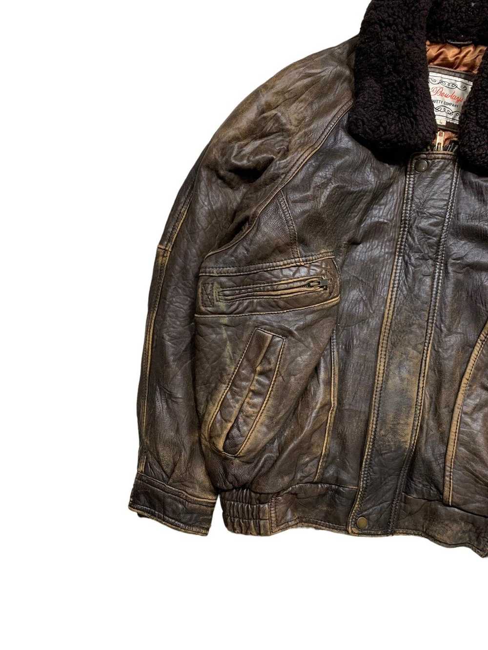 Genuine Leather Bewlays London Leather Jacket B-3… - image 3