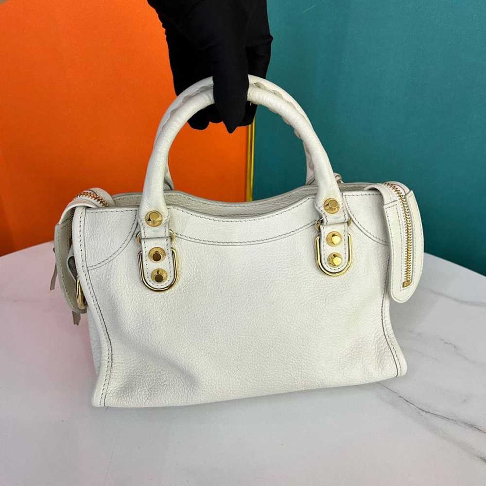 Balenciaga Classic Metalic leather handbag - image 3