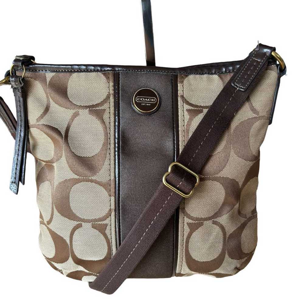 COACH Coach Signature Shoulder Bag F21905 Brown - image 2