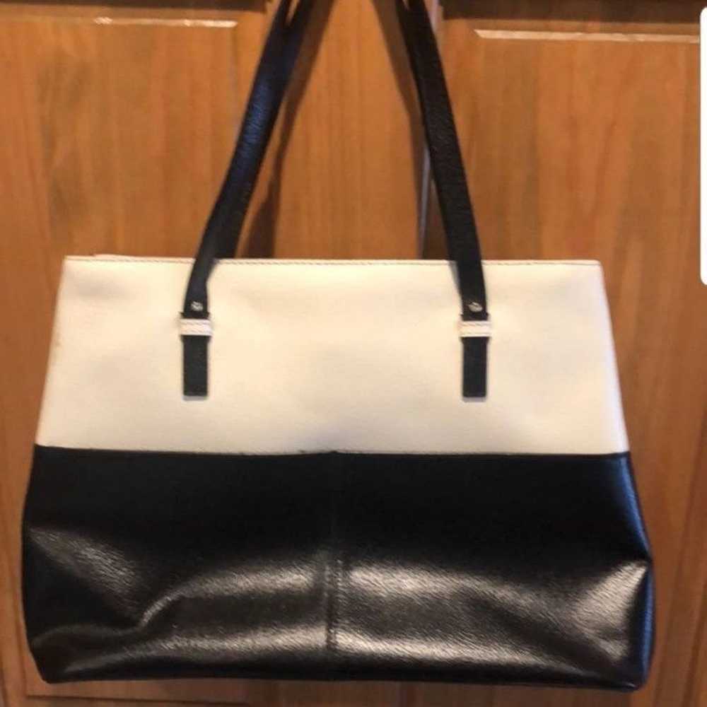 Kate Spade black white Tote - image 2