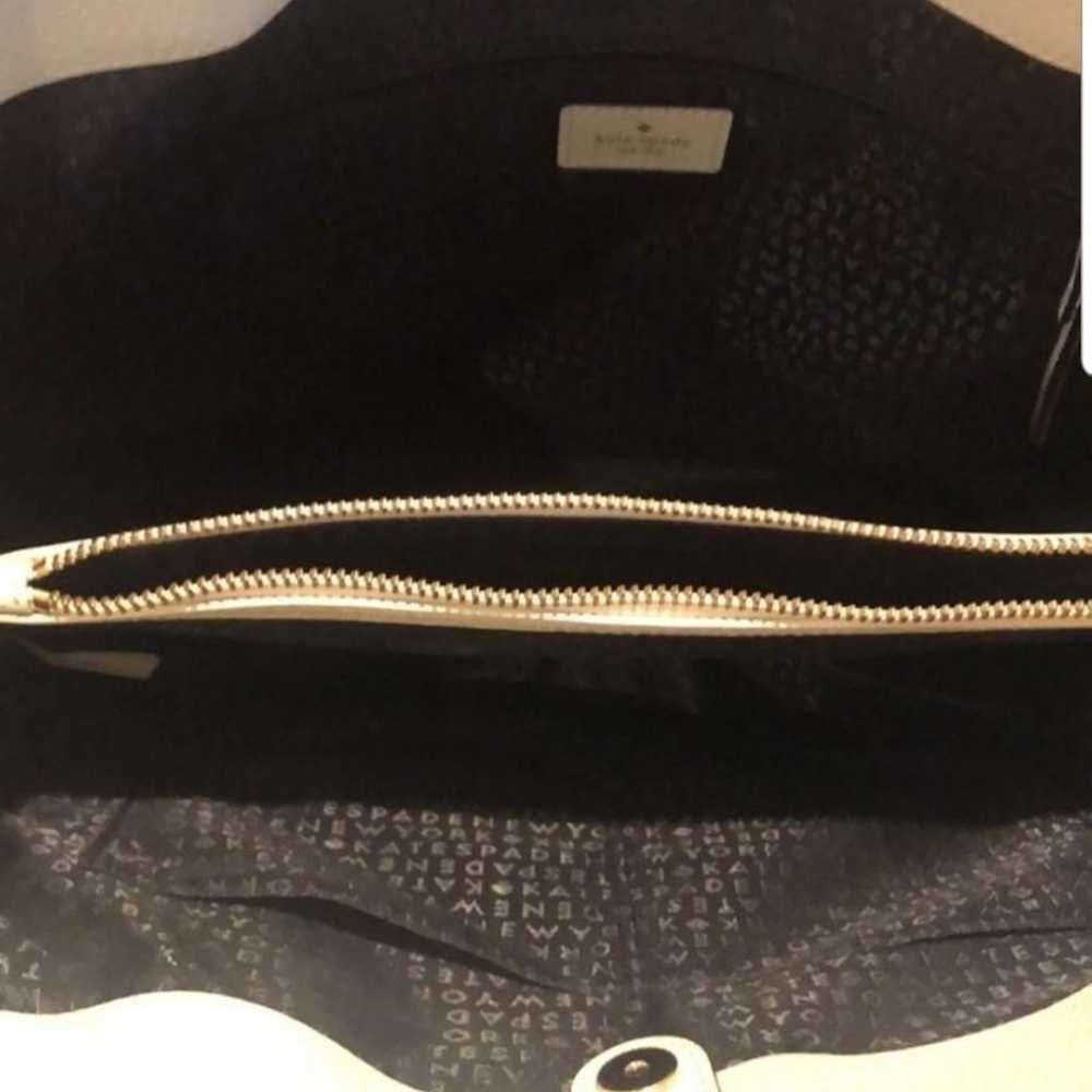 Kate Spade black white Tote - image 4