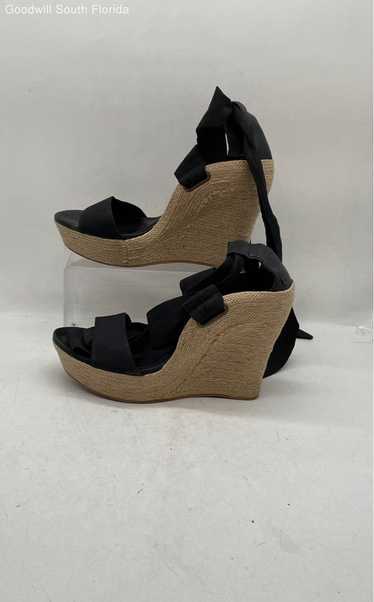 Ugg Womens Black Wedge Sandals Size 7