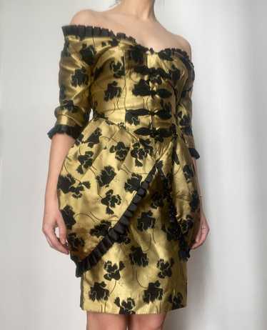 Isabelle Allard Baroque Dress in Gold and Black - image 1