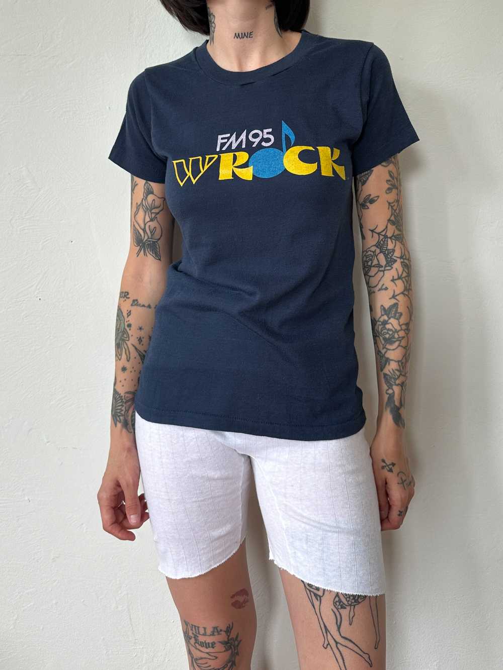 1970s FM95 Rock Radio T Shirt - image 1