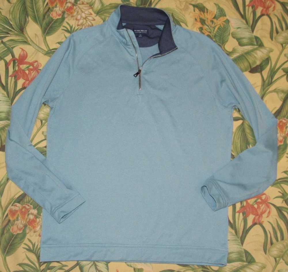 PETER MILLAR Crown Crafted Wool Blend Sweater Med… - image 2