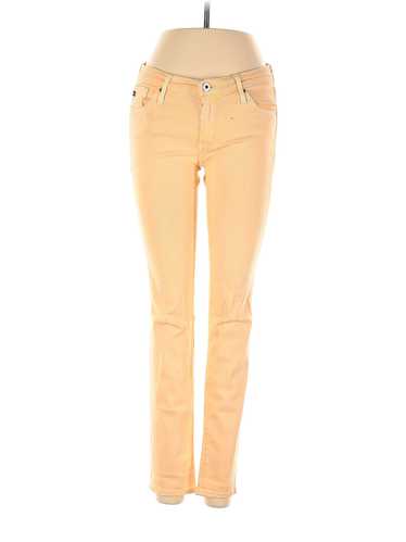 Adriano Goldschmied Women Yellow Jeggings 27W