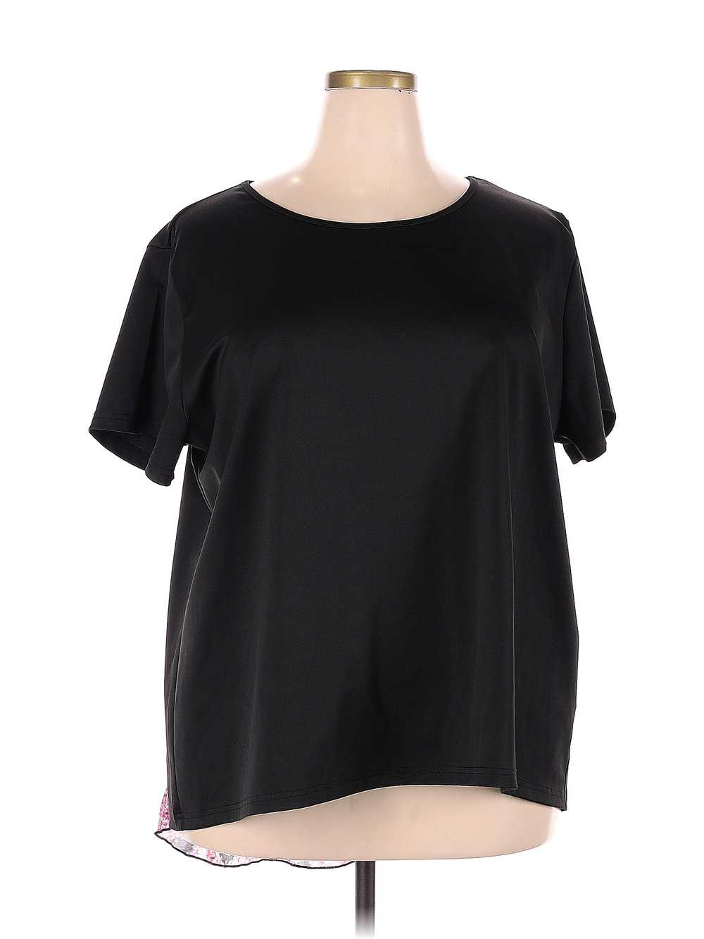 Shein Women Black Short Sleeve Top 4X Plus - image 1