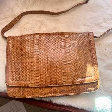 Snakeskin, vintage W. A. Thompson pocketbook.