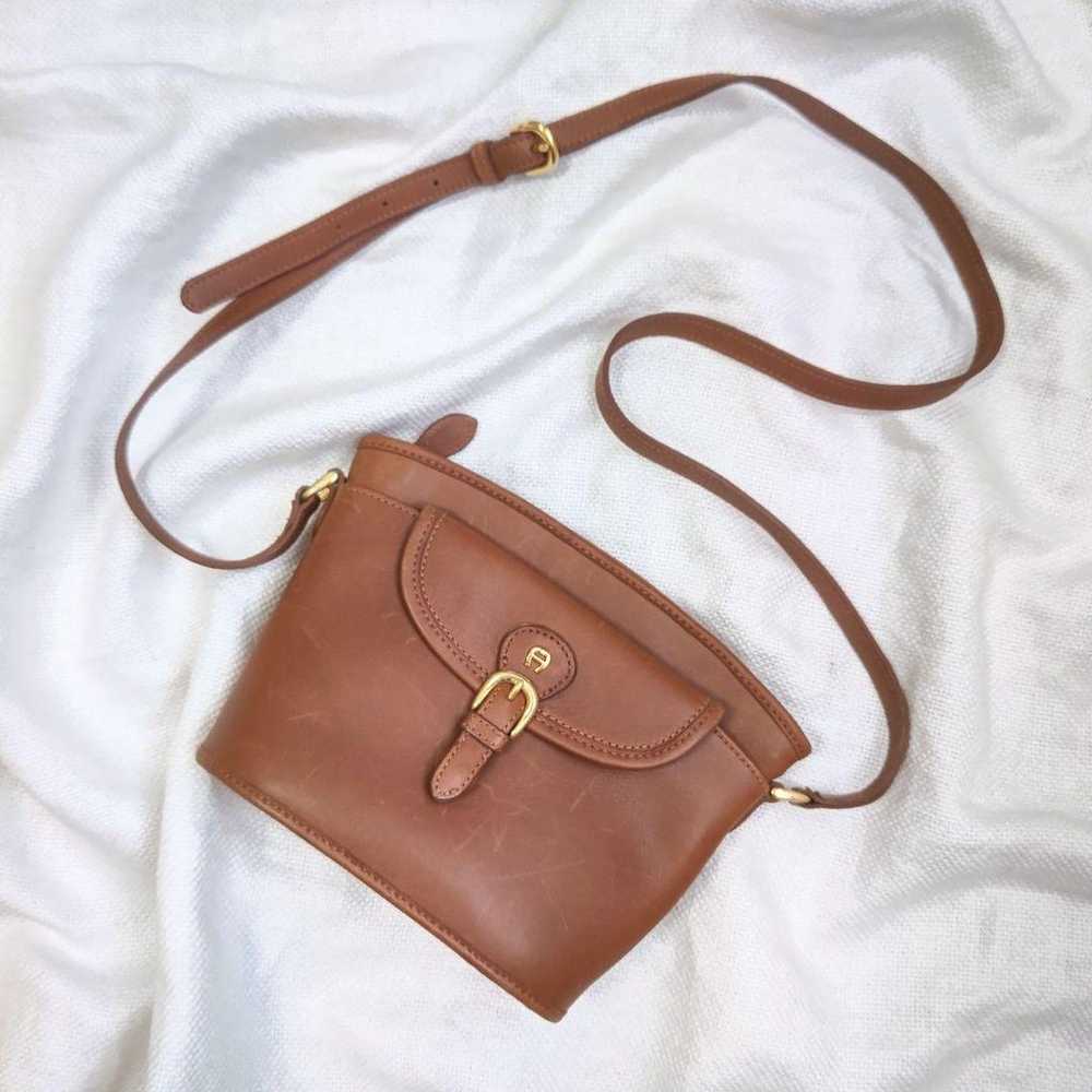 Etienne Aigner leather shoulder bag in brown - image 1